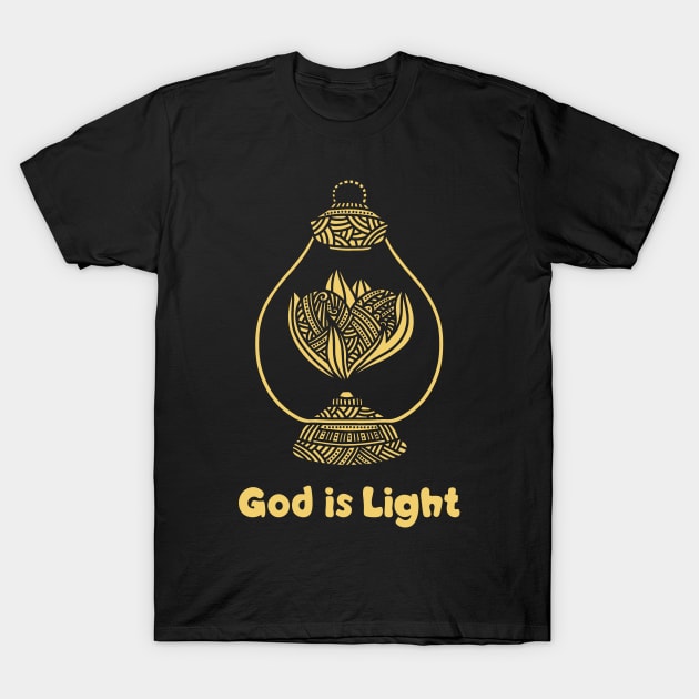 God is light T-Shirt by Reformer